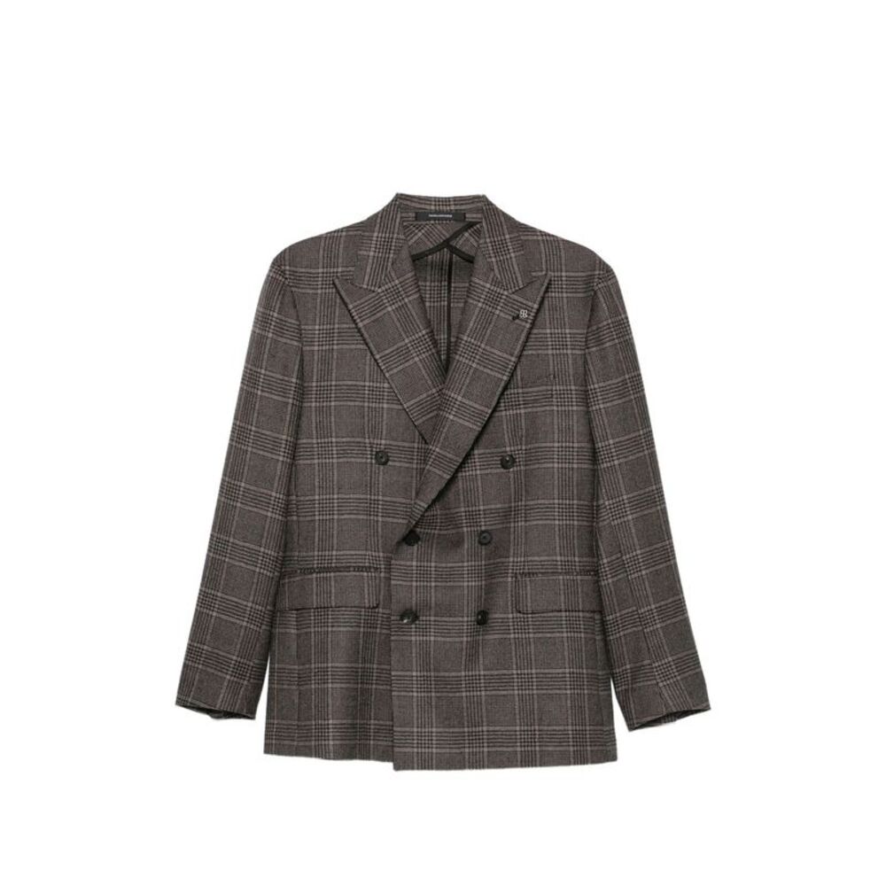 Tagliatore Brown Jackets - Blazers Men
